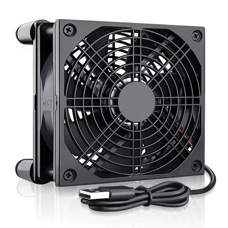 Diy Electronics Box - Ventilateur de refroidissement pour routeur, haut