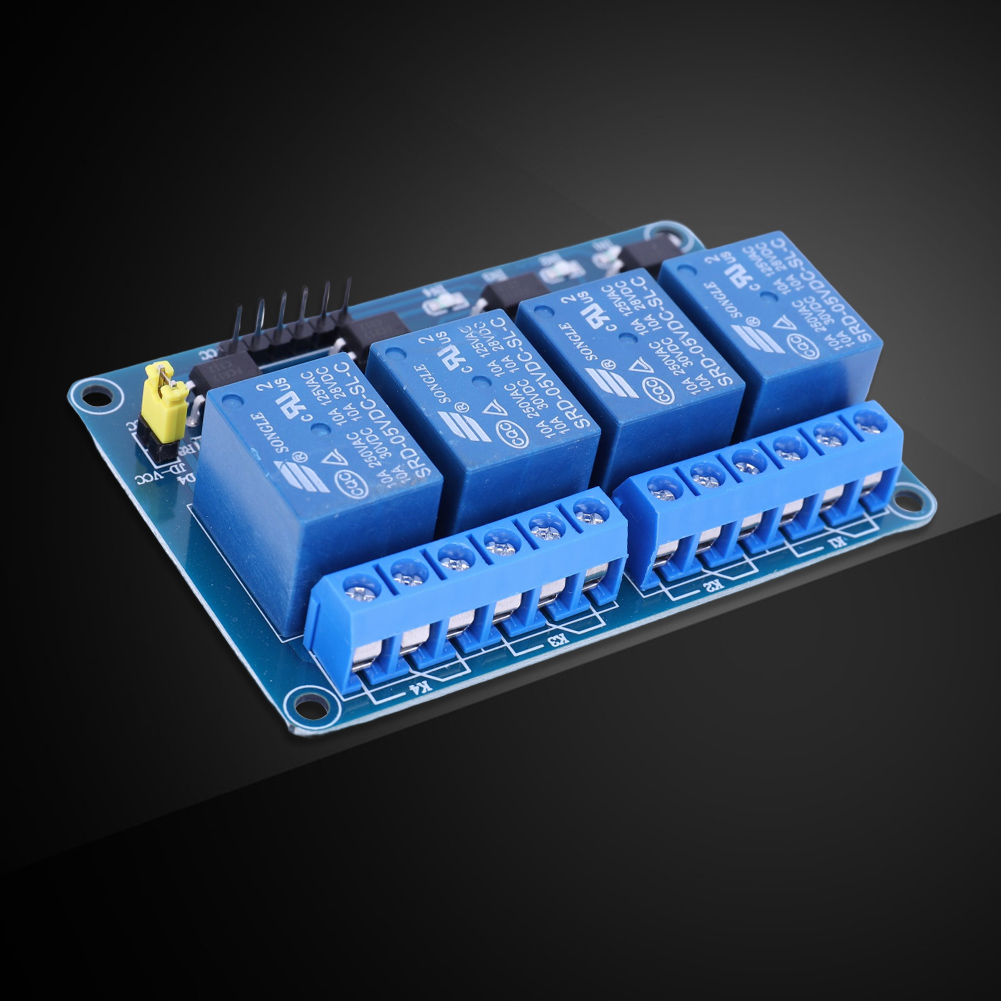 Carte de relais 4 canaux 5V 12 - Relay Module 5V avis et prix