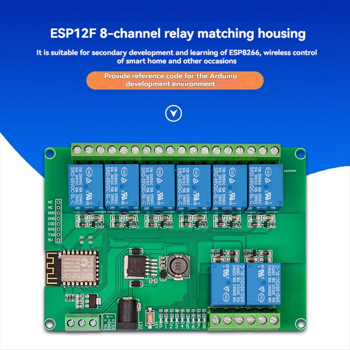 Module relais A99X 8 canaux, a - Relay Module 5V avis et prix