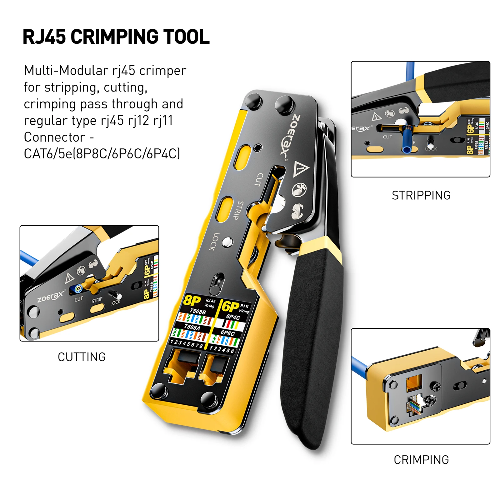 ZoeRax – Kit d'outils de serti - Wire Stripper Cutter avis et prix