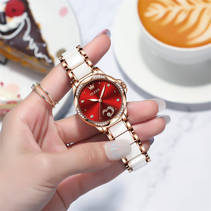 OLEVS-Montre de Luxe Étanche p - Push Button Tactile avis et prix