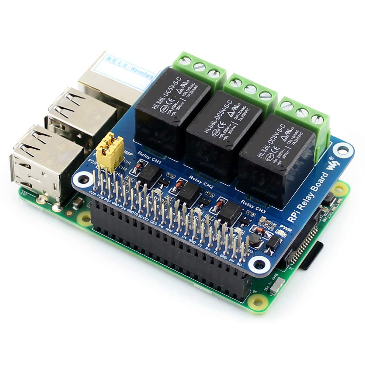 Module de relais 3 canaux 5V W - Relay Module 5V avis et prix