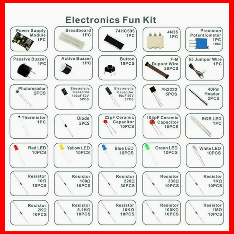 Kit assorti de composants élec - Breadboard Jumper Wire avis et prix