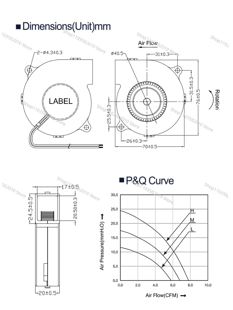 Ventilateur centrifuge DC ultr - Diy Electronics Cabinet avis et prix
